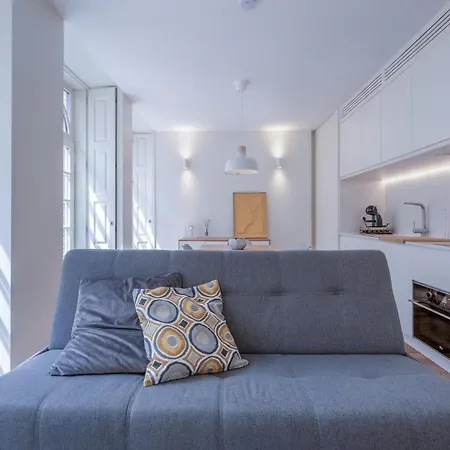 Apartman Modern Flat With Balcony On Rua Flores - 2nd *